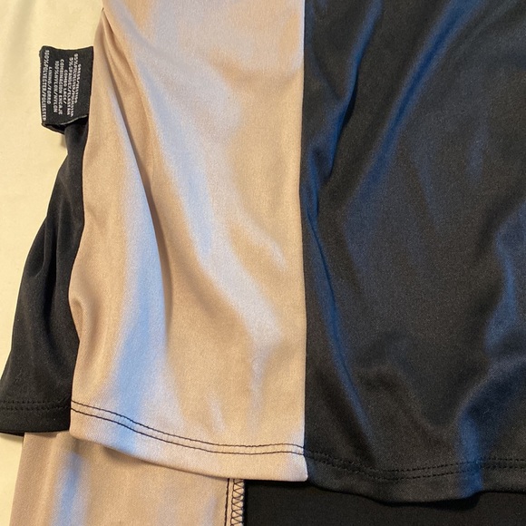 R&M Richards Sexy Black Lace/Sequins Sides Evening Gown - Picture 12 of 12